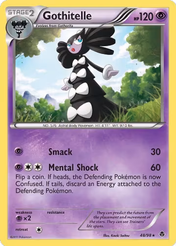 Gothitelle (48) (48/98), Emerging Powers — Pokémon card price