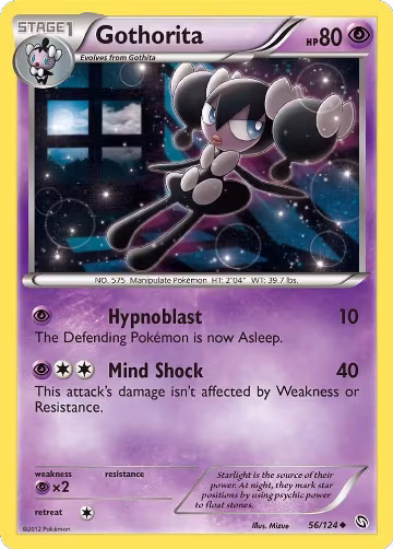 Gothorita (56/124), Dragons Exalted — Pokémon card price