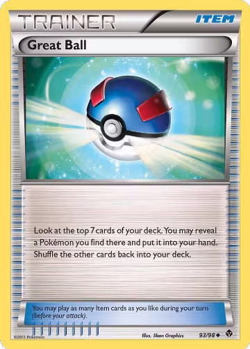 Great Ball (93/98), Emerging Powers — Pokémon card price