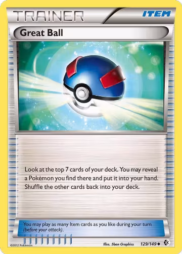 Great Ball (129/149), Boundaries Crossed — Pokémon card price