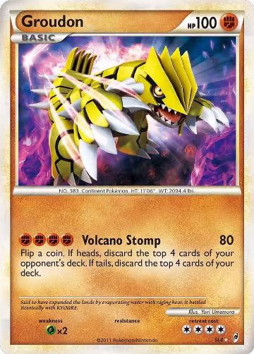 Groudon (Shiny) (SL4) — card price