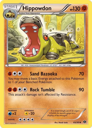Hippowdon (66/99), Next Destinies — Pokémon card price