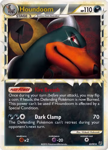 Houndoom (Prime) (82/90), Undaunted — Pokémon card price