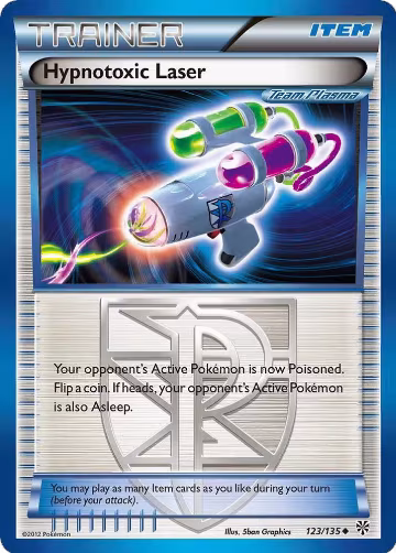 Hypnotoxic Laser (Team Plasma) (123/135), Plasma Storm — Pokémon card price
