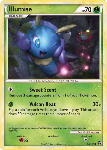 Illumise (64/102), Triumphant — Pokémon card price