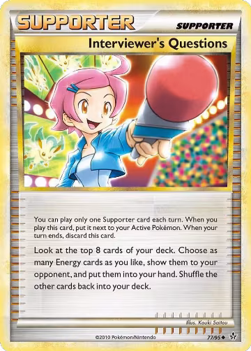 Interviewer's Questions (77/95), Unleashed — Pokémon card price