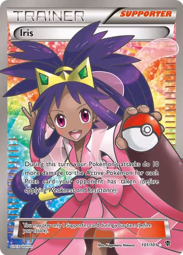 Iris (101 Full Art) (101/101), Plasma Blast — Pokémon card price
