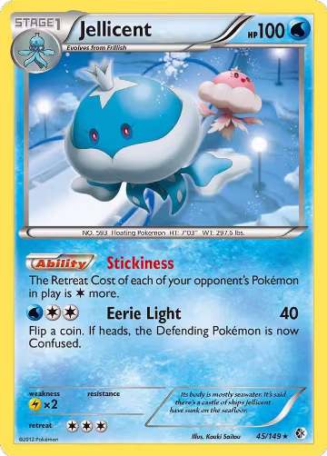 Jellicent (45/149), Boundaries Crossed — Pokémon card price
