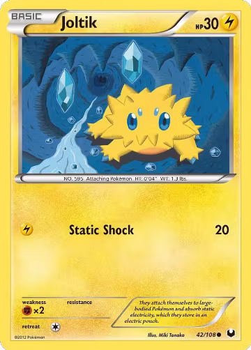 Joltik (42) (42/108), Dark Explorers — Pokémon card price