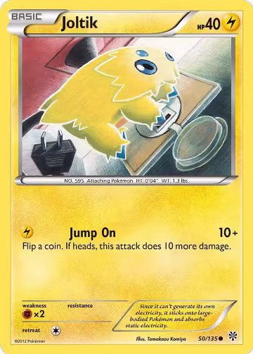 Joltik (50/135), Plasma Storm — Pokémon card price