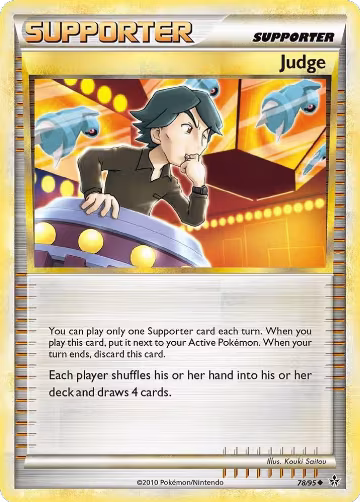 Judge (78/95), Unleashed — Pokémon card price