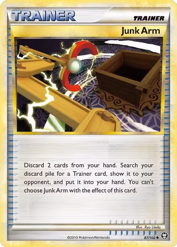 Junk Arm (87/102), Triumphant — Pokémon card price