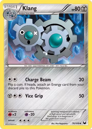 Klang (76/108), Dark Explorers — Pokémon card price