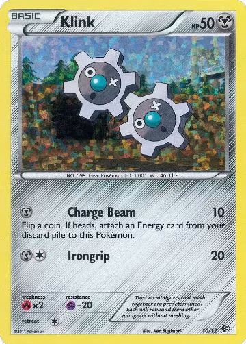 Klink - 10/12 (010/012), McDonald's Promos 2011 — Pokémon card price