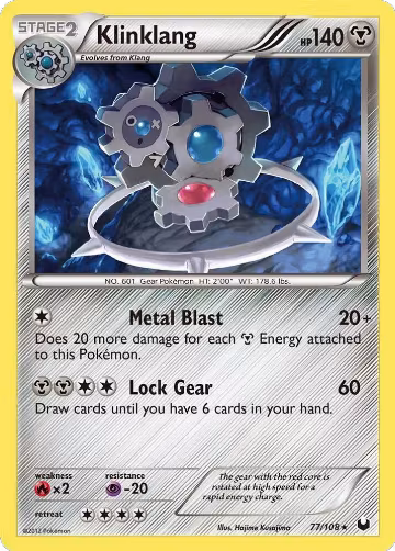 Klinklang (77/108), Dark Explorers — Pokémon card price