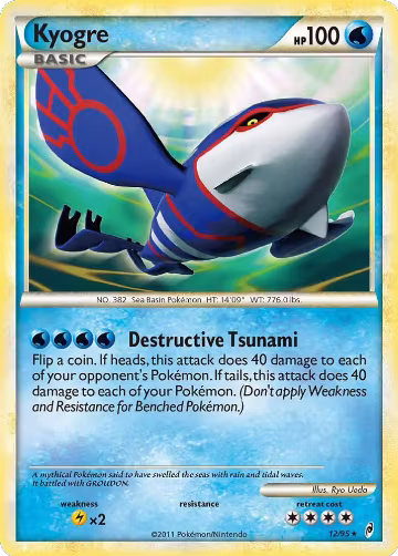 Kyogre (12/95), Call of Legends — Pokémon card price
