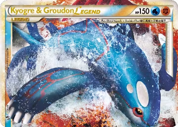 Kyogre & Groudon Legend (Top) (87/90), Undaunted — Pokémon card price