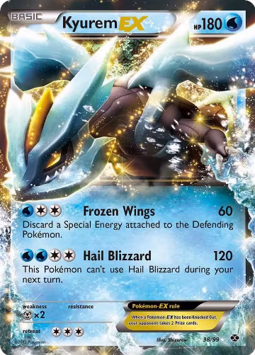 Kyurem EX (38/99), Next Destinies — Pokémon card price