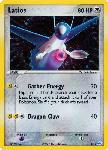 Latios (2/10), EX Trainer Kit 1: Latias & Latios — Pokémon card price