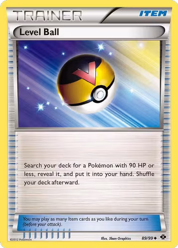 Level Ball (89/99), Next Destinies — Pokémon card price