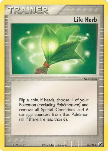 Life Herb (93/112), EX FireRed & LeafGreen — Pokémon card price
