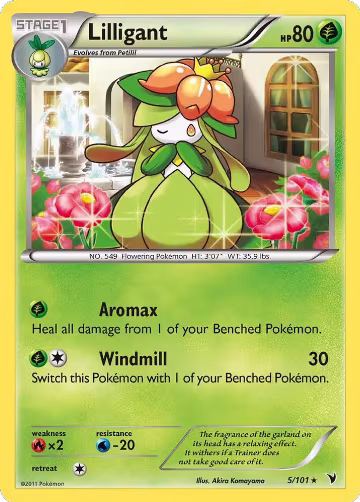 Lilligant (5/101), Noble Victories — Pokémon card price