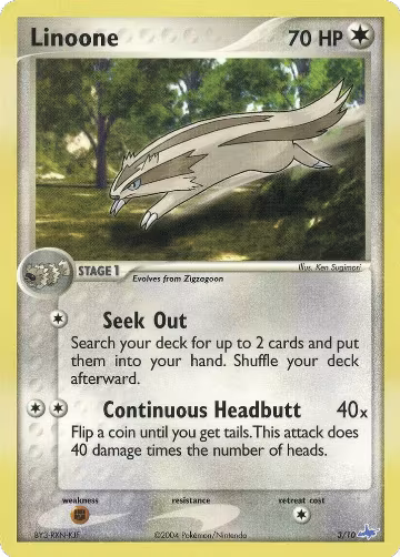 Linoone (3/10), EX Trainer Kit 1: Latias & Latios — Pokémon card price