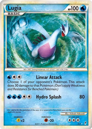 Lugia (Shiny) (SL7), Call of Legends — Pokémon card price