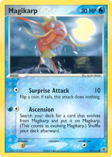 Magikarp (67/112), EX FireRed & LeafGreen — Pokémon card price
