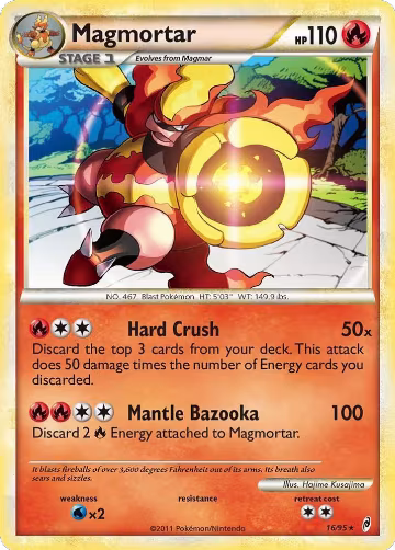 Magmortar (16/95), Call of Legends — Pokémon card price