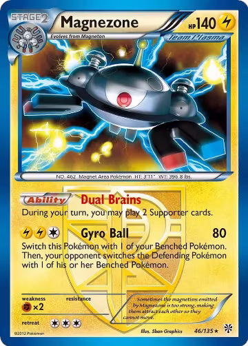 Magnezone (Team Plasma) (46/135), Plasma Storm — Pokémon card price