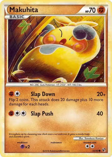 Makuhita (55/90), Undaunted — Pokémon card price