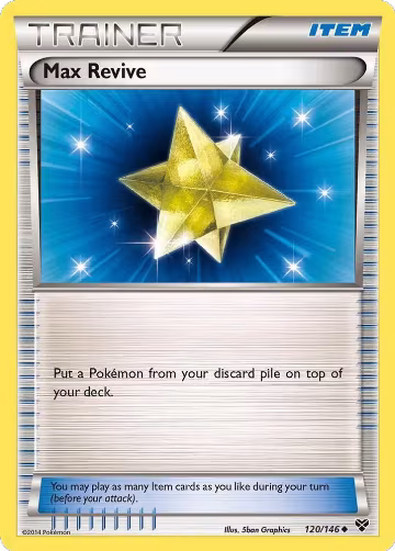 Max Revive (120/146), XY Base Set — Pokémon card price