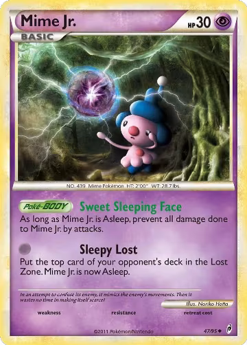 Mime Jr. (47/95), Call of Legends — Pokémon card price