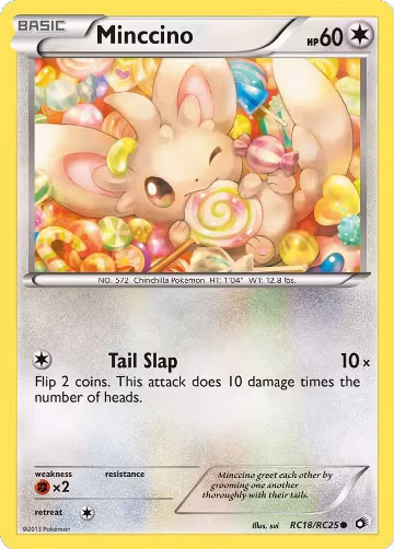 Minccino (RC18/RC25), Legendary Treasures: Radiant Collection — Pokémon card price