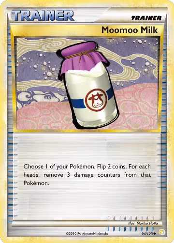 Moomoo Milk (94/123), HeartGold SoulSilver — Pokémon card price