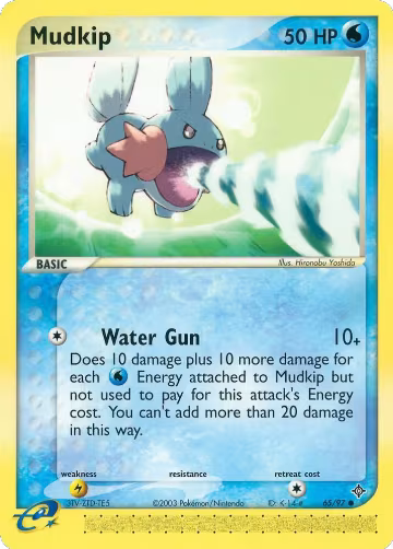 Mudkip (65/97), EX Dragon — Pokémon card price