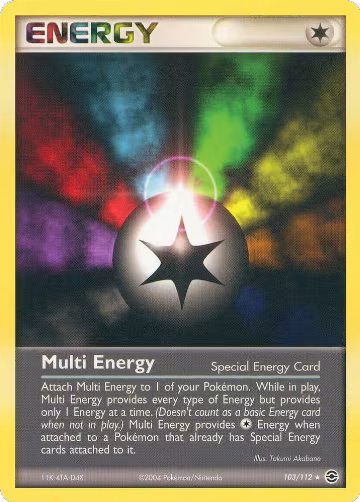 Multi Energy (103/112), EX FireRed & LeafGreen — Pokémon card price