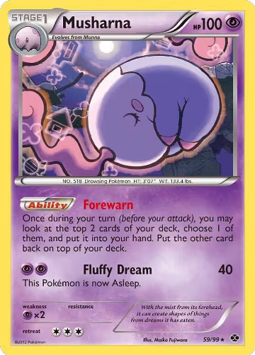Musharna (59/99), Next Destinies — Pokémon card price