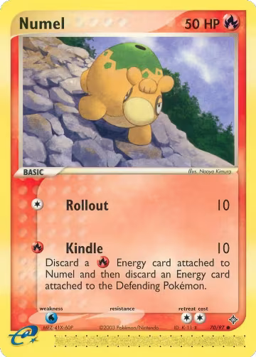 Numel (70/97), EX Dragon — Pokémon card price