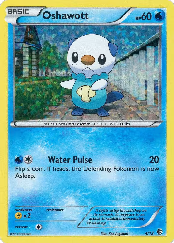 Oshawott - 4/12 (004/012) — card price