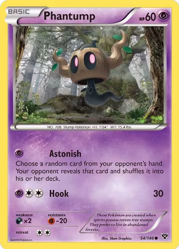 Phantump (54/146), XY Base Set — Pokémon card price