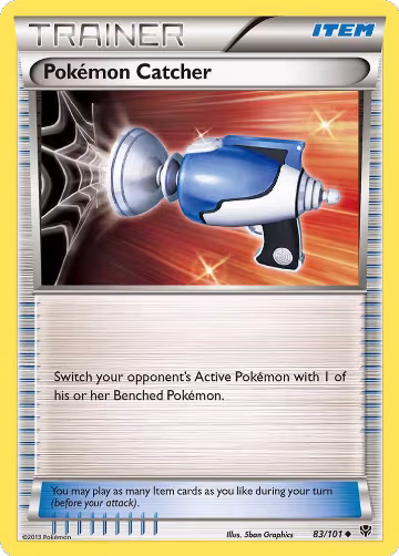 Pokemon Catcher (83/101), Plasma Blast — Pokémon card price
