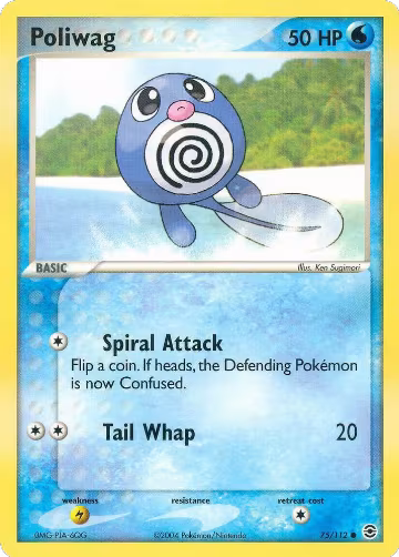 Poliwag (75/112), EX FireRed & LeafGreen — Pokémon card price
