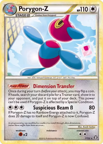 Porygon-Z (7/102), Triumphant — Pokémon card price