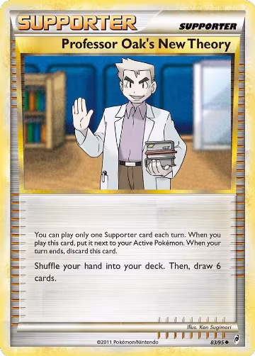 Professor Oak's New Theory (83/95), Call of Legends — Pokémon card price