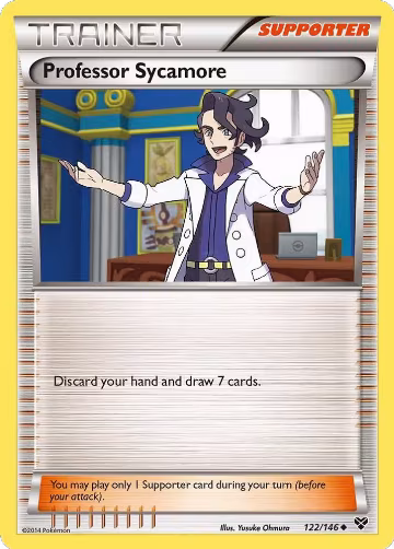 Professor Sycamore (122/146), XY Base Set — Pokémon card price