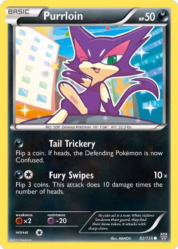 Purrloin (82) (82/135), Plasma Storm — Pokémon card price