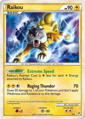 Raikou (Shiny) (SL9) — card price