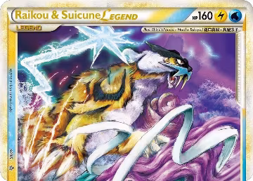 Raikou & Suicune Legend (Top) (92/95), Unleashed — Pokémon card price